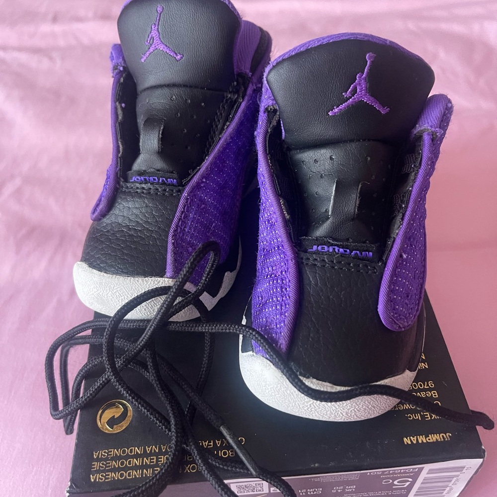 Jordan Kids Sneakers - Black and Purple